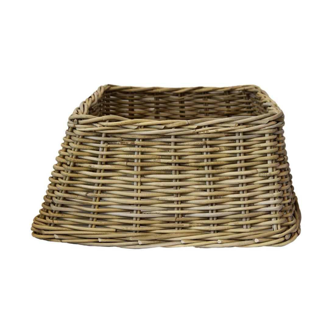 Large Wicker Tree Skirt Square Sustainable