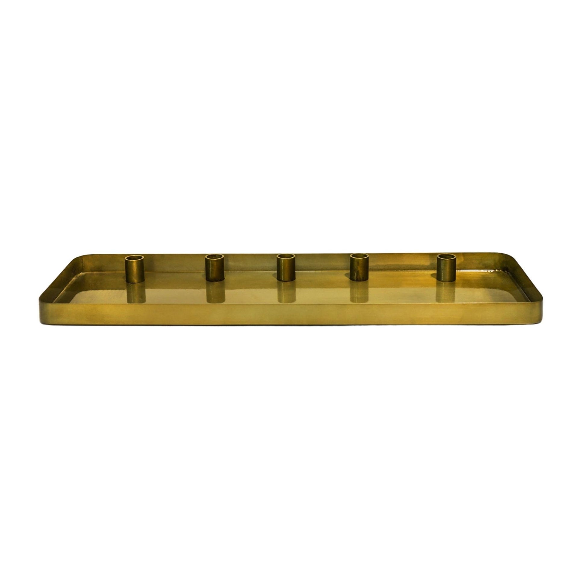 Rectangle Centrepiece Metal Magnetic Candle Holders