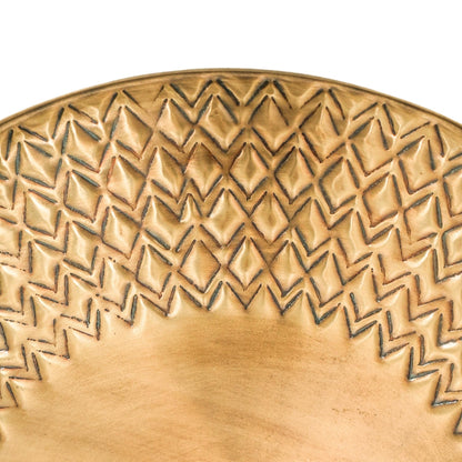 Solis Embossed Tray Gold
