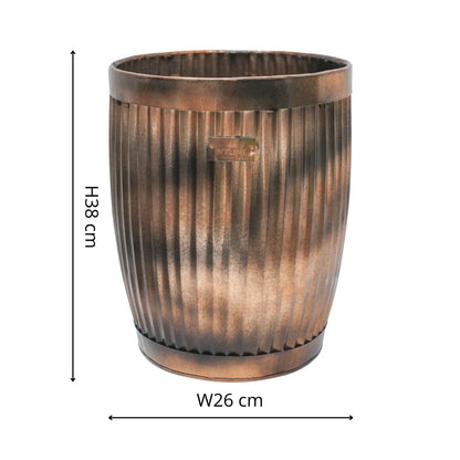 copper plant pots uk Outdoor Hampton Copper Planter Set of 2 – Ivyline