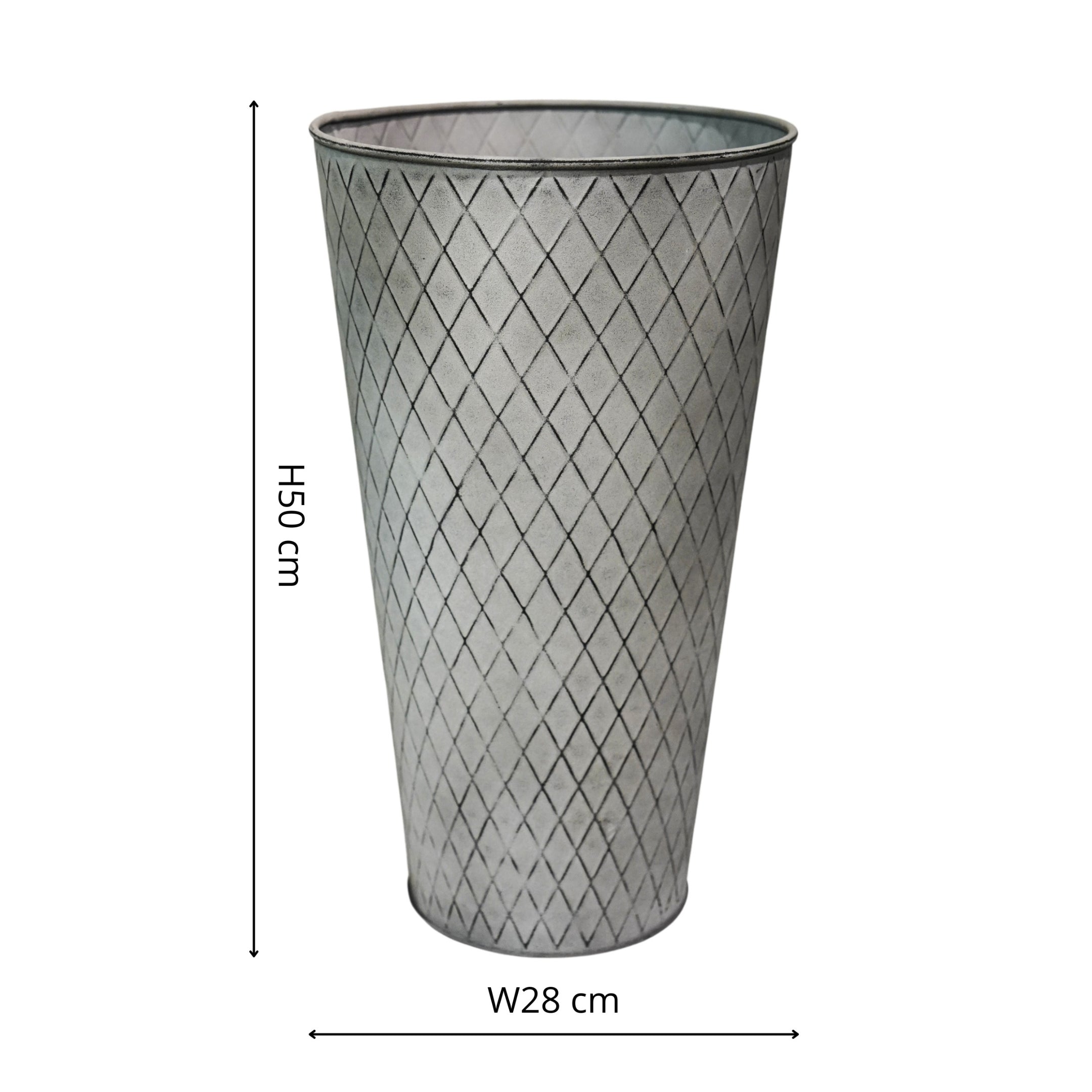 Outdoor Chatsworth Zinc Vase