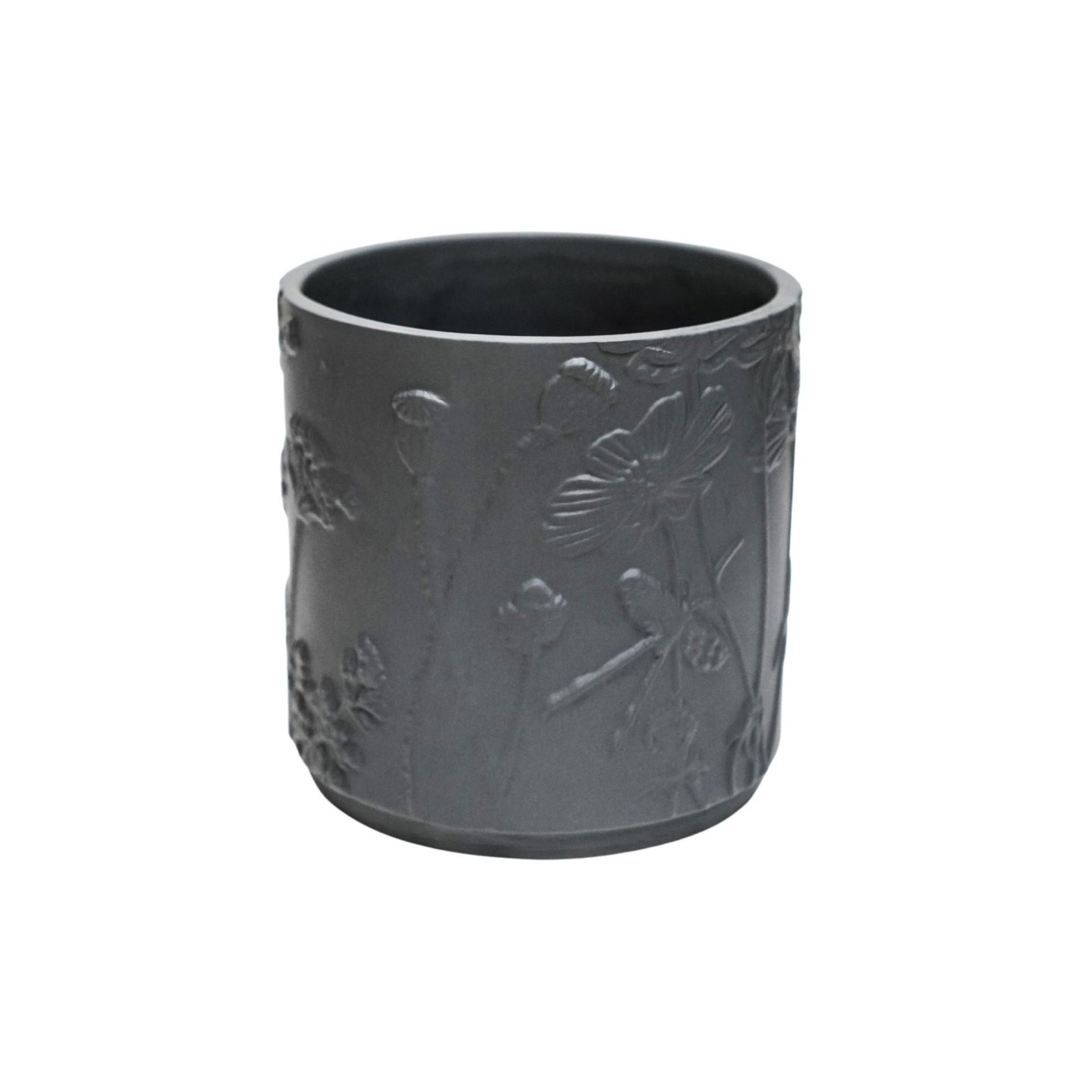 Kew Stoneware Meadow Planter Midnight