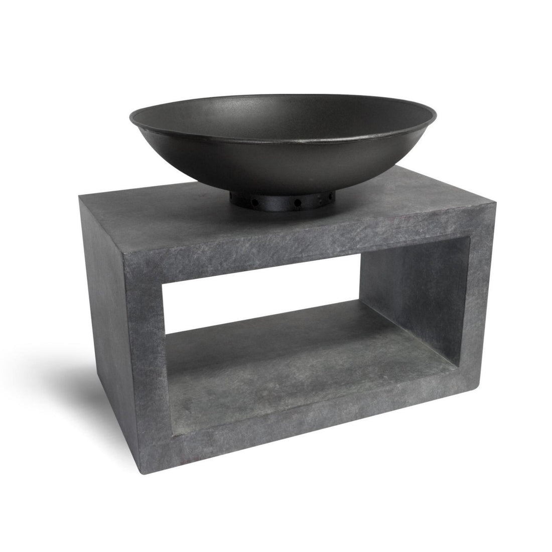 Brasero et console rectangulaire