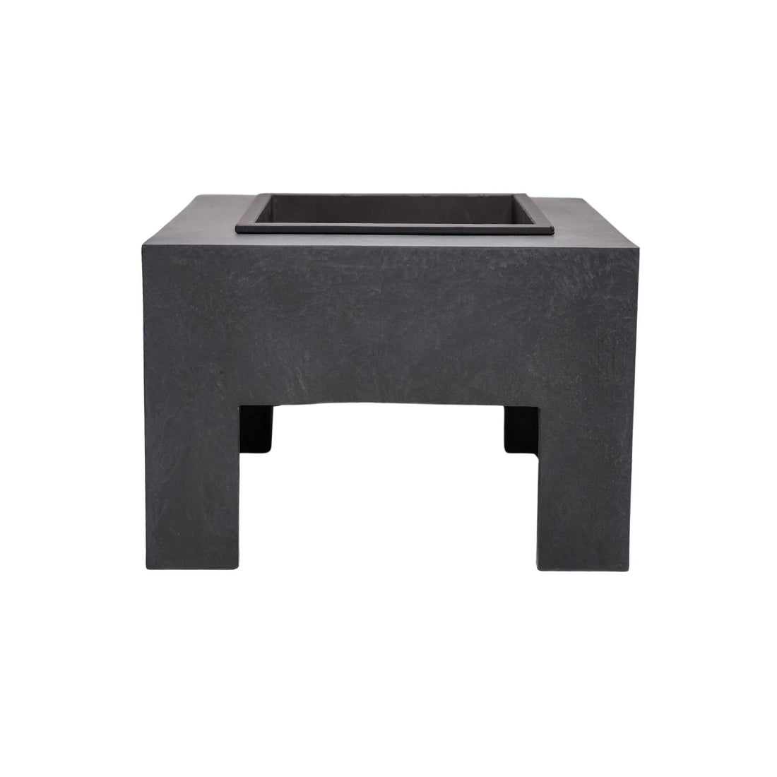 Private Sale - Granite Square Firebowl &amp; Square Console