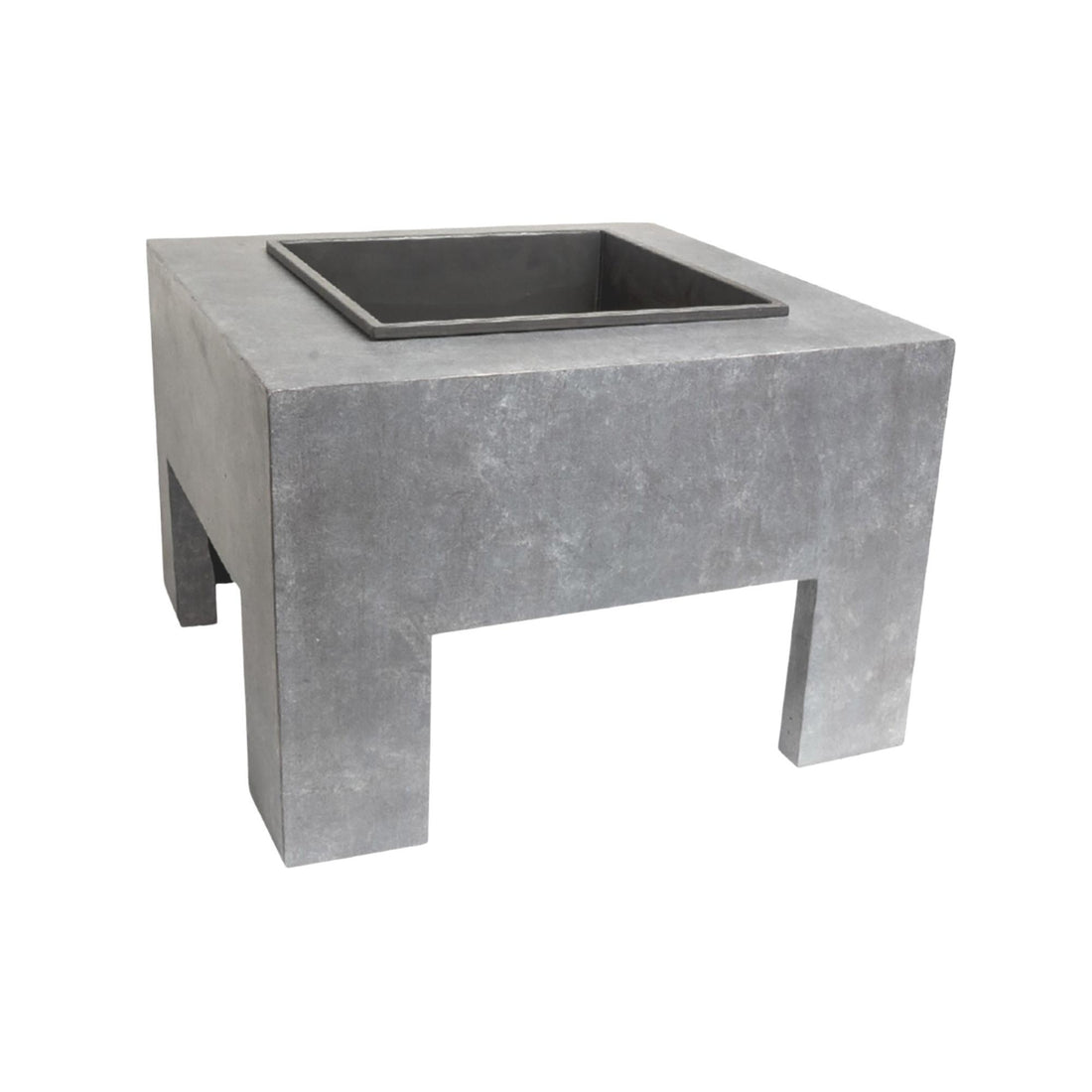 Brasero carré et console carrée