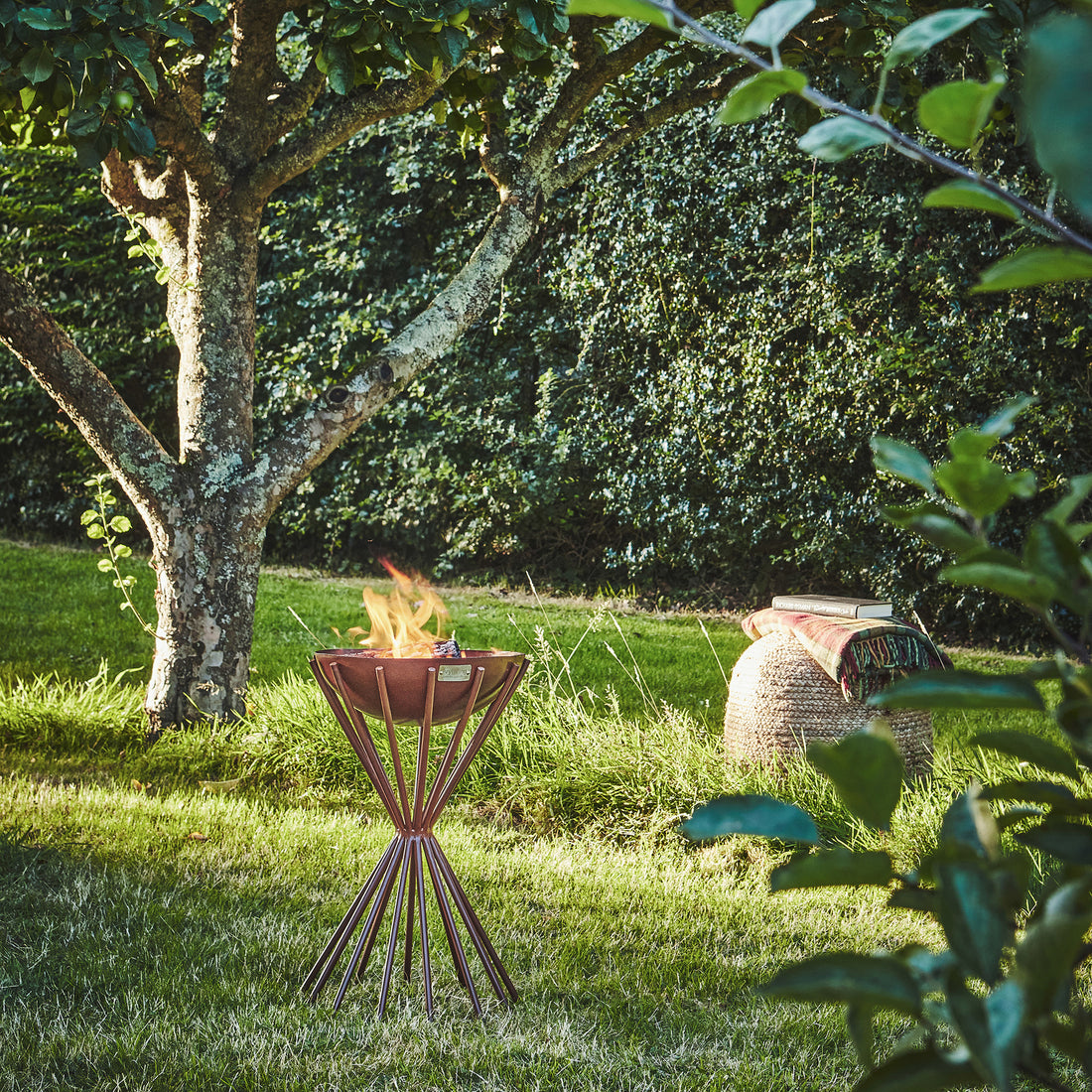 Private Sale - Rust Outdoor Tall Metal Dakota Firebowl