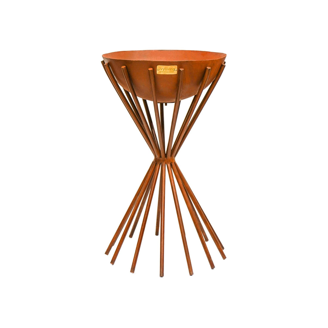 Private Sale - Rust Outdoor Tall Metal Dakota Firebowl