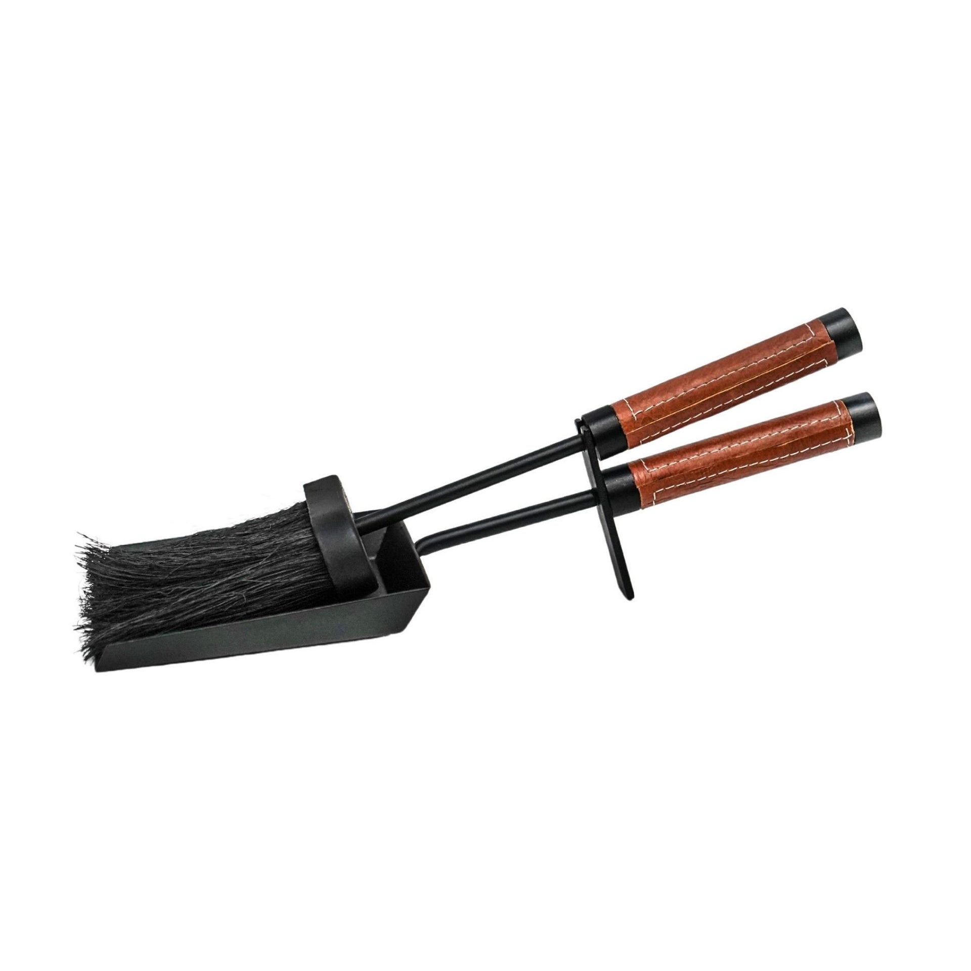 Leather Handle Tidy Set